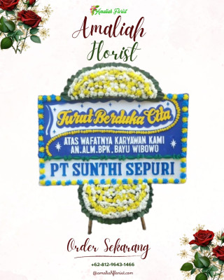 Papan Bunga Duka di Tual