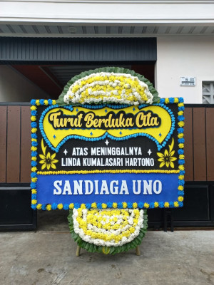 Papan Bunga Duka di Tual